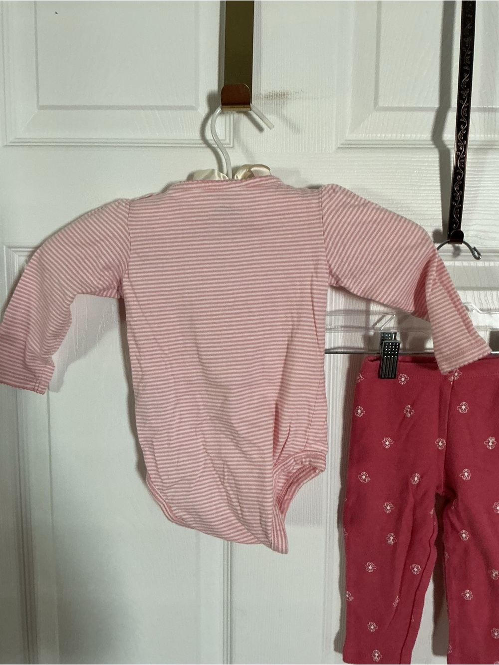 Carters Three-Piece Pink Floral Baby Set - Picture 8 of 8